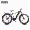 2017 48V1000W Bafang Mid Drive new design 26inch fat electric mountain bike